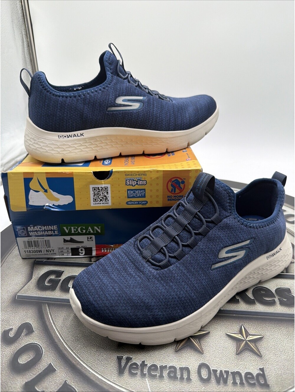Skechers BOBS Squad chaos Daily Hype Walking Shoes with Air Cooled Sz 9